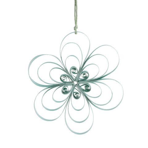 Parillia Paper Ornament Easter paper flower H11 cm. green