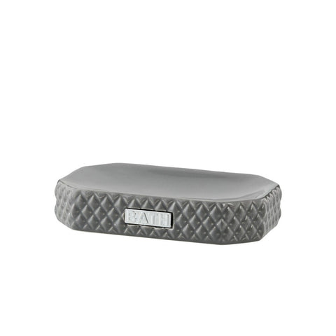 Marion soap dish H2.5 cm. m. grey