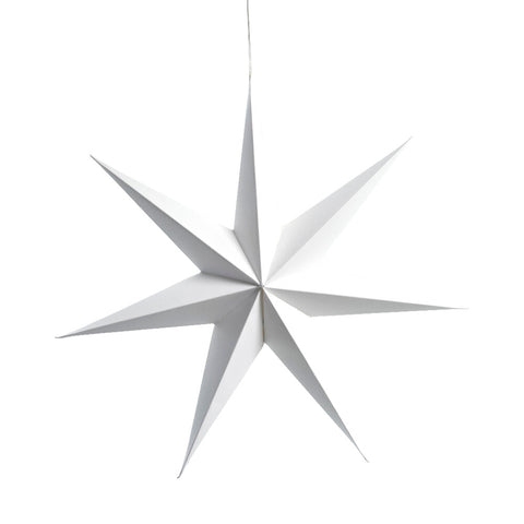 Pappia paper star H40 cm. white