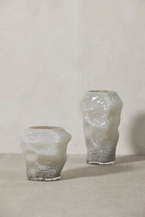 Marinella vase 20X18X19.5 cm, Silver Grey