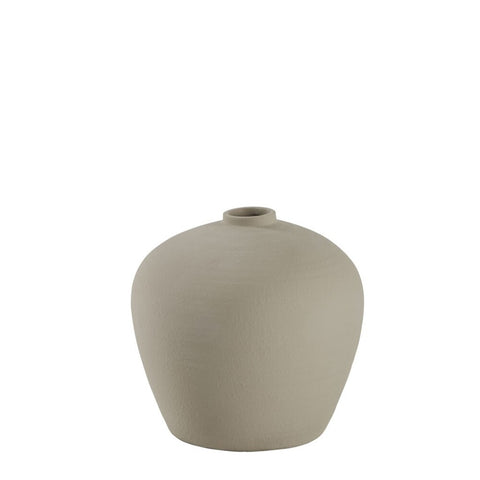 Catia vase H38 cm. silver grey