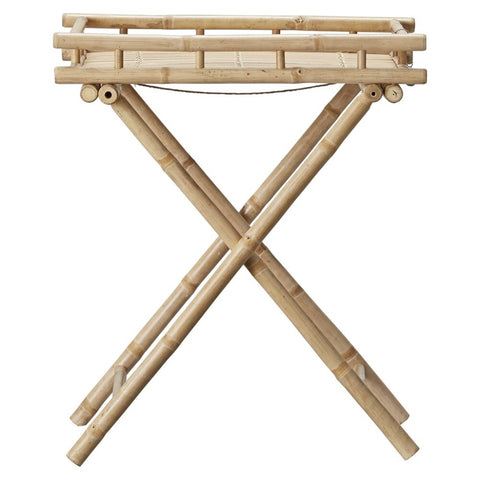 Mandisa folding tray table bamboo 68cm