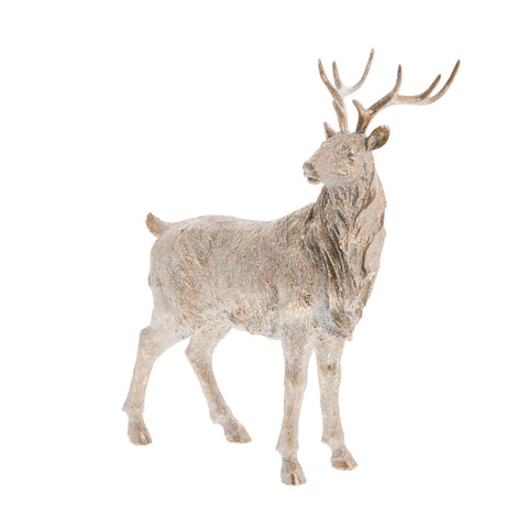 Sessia deer H34 cm. light gold