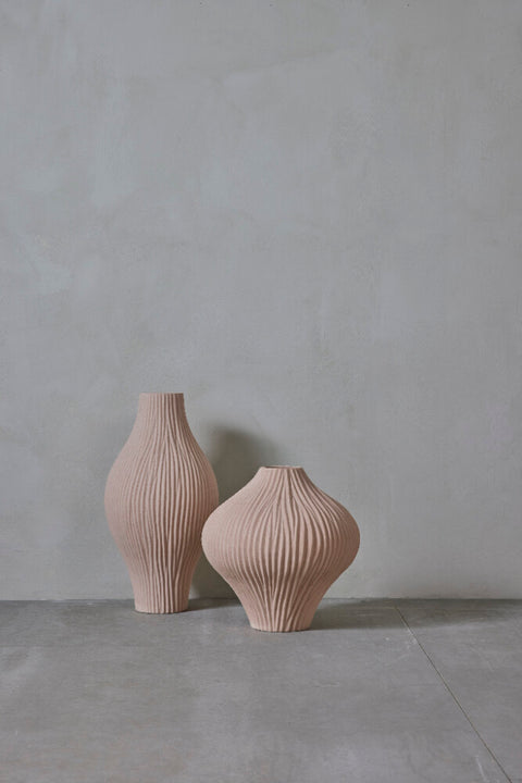 Esmia decoration vase H50 cm. powder