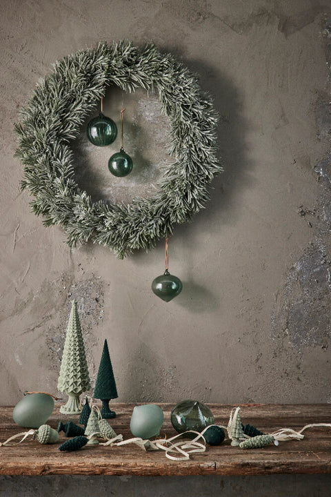 Clarinne ornament H12 cm. dusty green