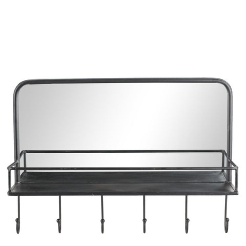 Hildia mirror 60x42 cm. black