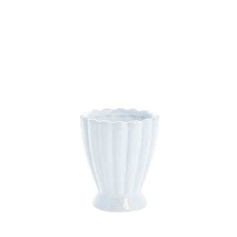 Shenella flower pot Ø10 H12 
white