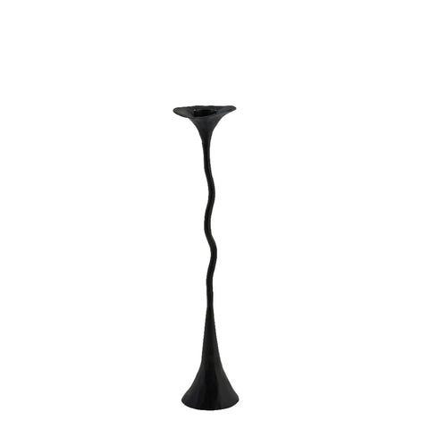 Cala  candlestick H35 cm. black