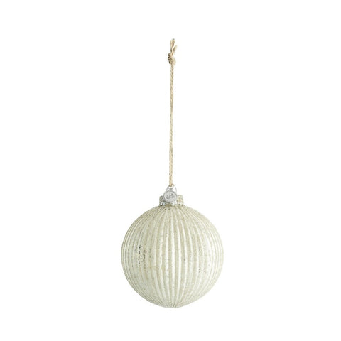 Norille bauble H11 cm. off white