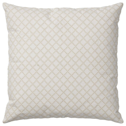 Angine cushion off white 50x50 cm.