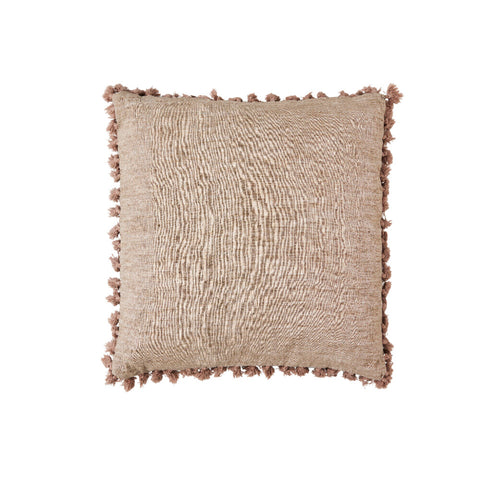 Oville cushion 50x50 cm. dark linen