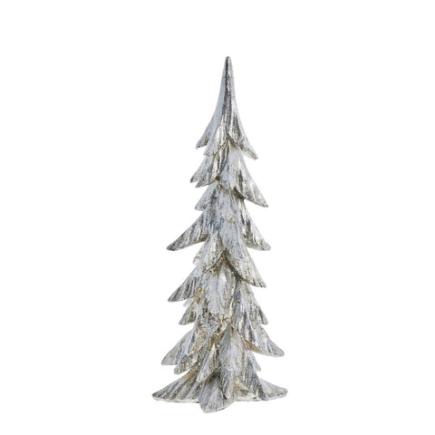 Semille tree H44 cm. silver