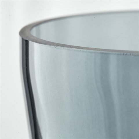Hedria vase H30.5 cm. dark grey
