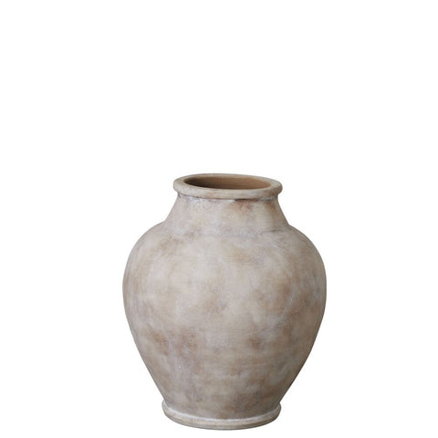 Anna vase H33 cm. antique light brown