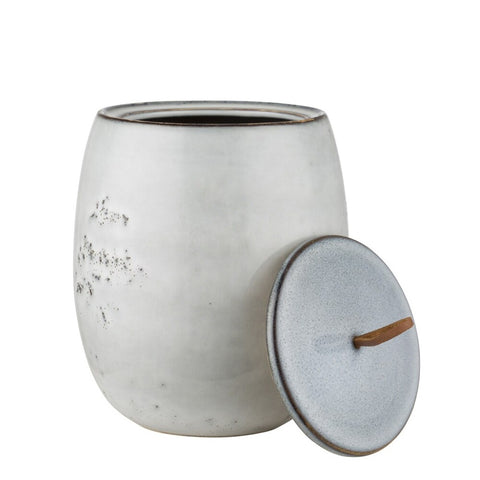 Amera jar H16 cm. grey