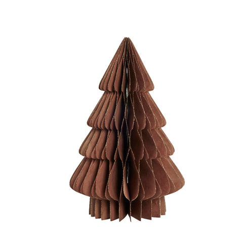 Pappia paper tree H30 cm. brown