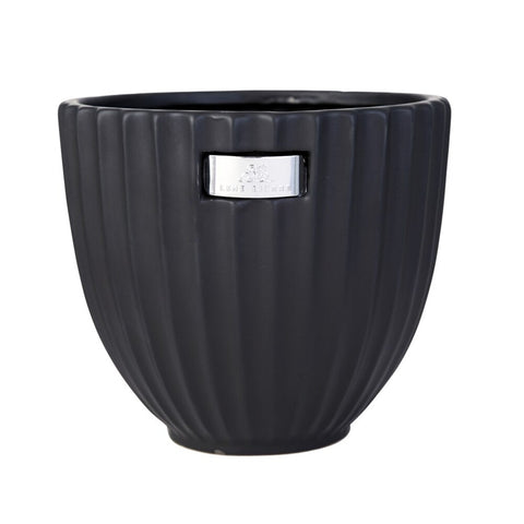 Rosalie flower pot black 16 cm.