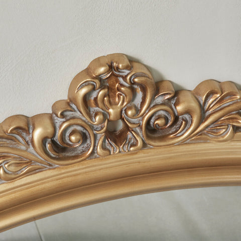 Halene mirror H108xW91 cm. light gold