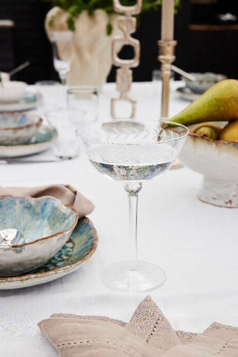 Dauphine champagne saucer clear 33 cl