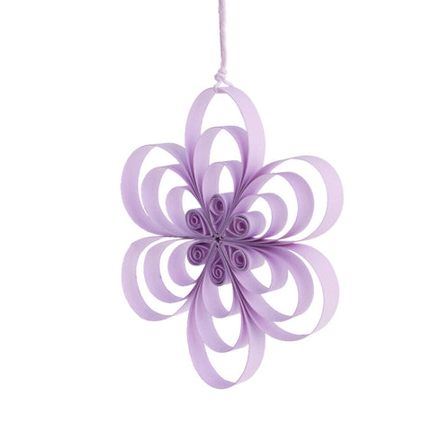 Parillia Paper Ornament Easter paper flower H11 cm. lilac