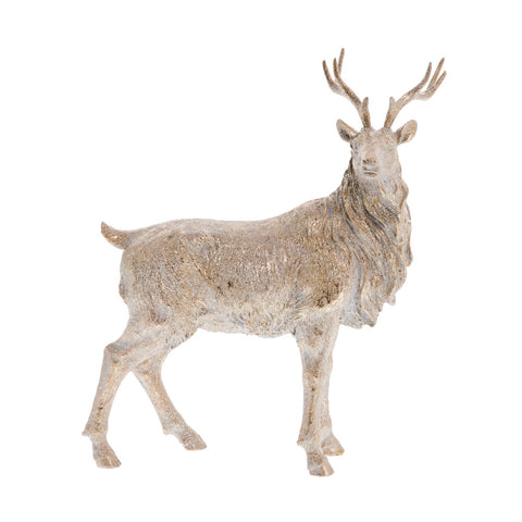Sessia deer H34 cm. light gold
