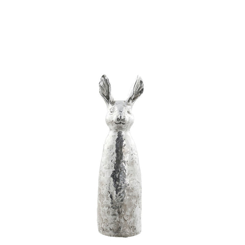 Sekoua bunny figurine 31.5 cm silver