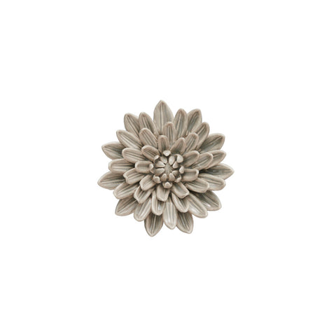 Floria  wall decoration H3.8 cm. grey