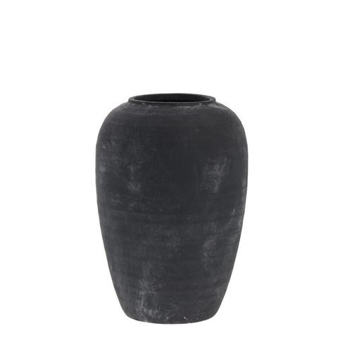 Catia decoration vase H27 cm. antique black