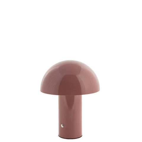 Nessina  portable LED lamp H19 cm. rose tan