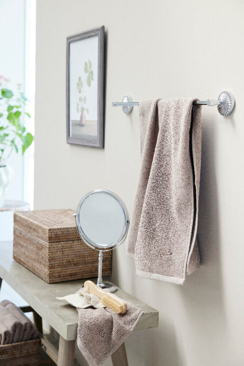 Liva towel rack silver