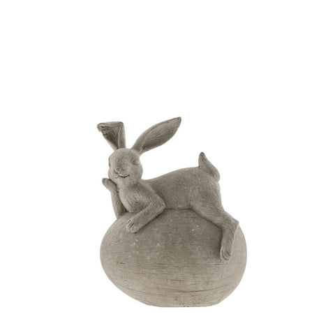 Semina Easter Bunny Figurine H16 cm. grey