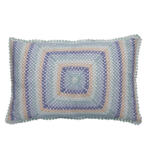 Liselle cushion 60x40 cm. blue