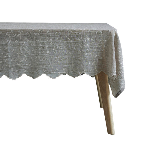 Eloise tablecloth 280x160 cm. dark linen