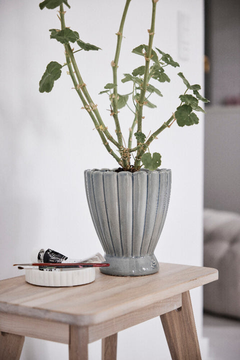 Shenella flower pot Ø15 cm. blue