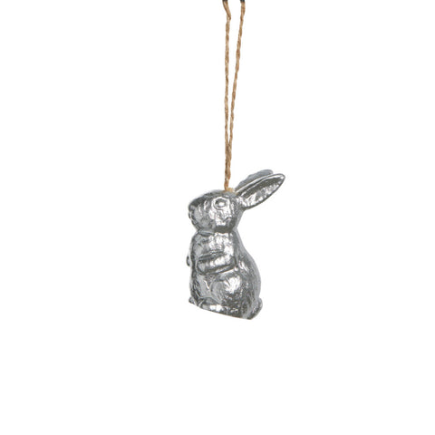 Nannia Bunny Ornament H6.5 cm. silver