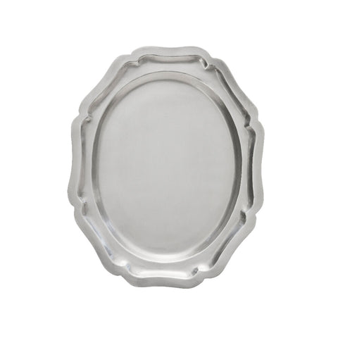 Philine  tray H2 cm. silver
