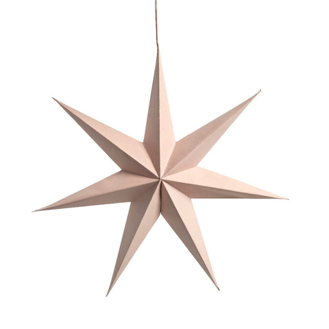 Pappia paper star H40 cm. rose