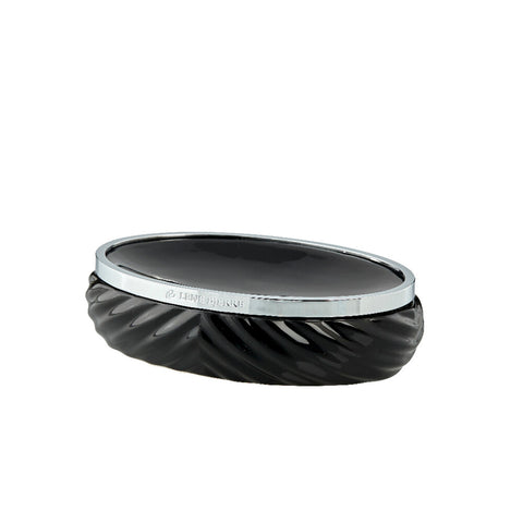 Milda soap dish H3.5 cm. black