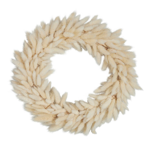 Cilla Bunny Tails wreath Ø40 cm. off white