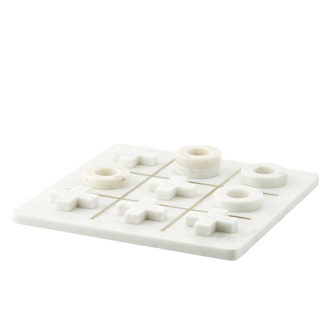 Marmilla tic tac toe white marble
25x25 cm.