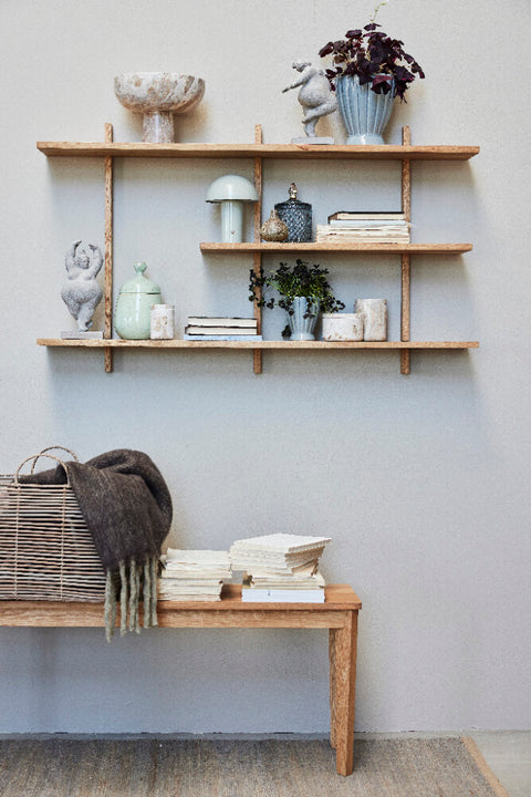 Serafina decoration H28 cm. grey