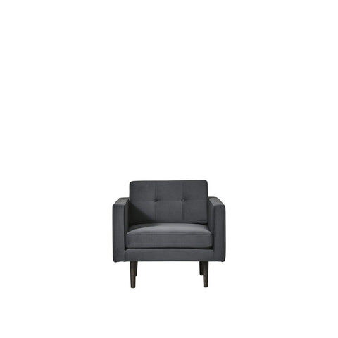 Ella armchair 75x81 cm. dark grey