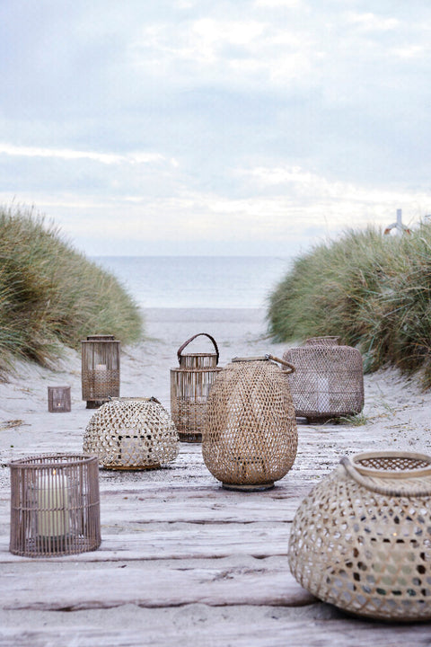 Novienne lantern x28 cm. Nature