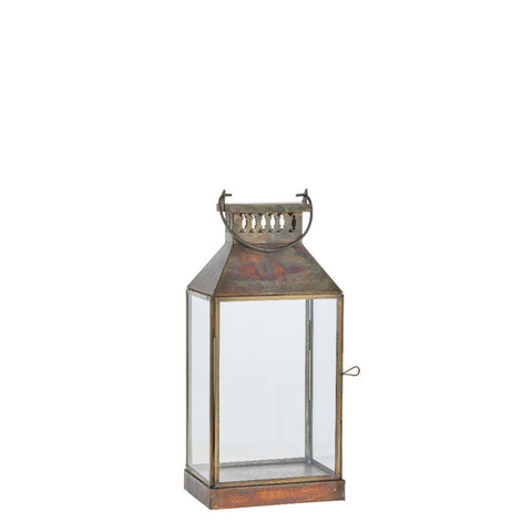 Signe  lantern H30.5 cm. antique brass