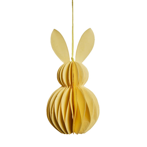 Parillia ornament paper 12 cm yellow