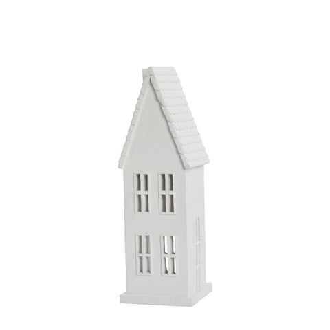 Seholia decoration house H28 cm. white