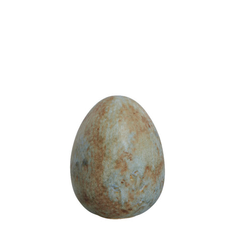 Dehaya decoration egg 15 cm sage green