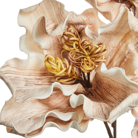 Happia foam flower linen H20 cm