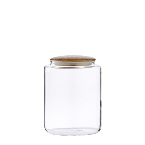 Cristella jar H15 cm. clear