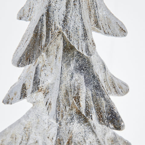 Semille tree H44 cm. silver